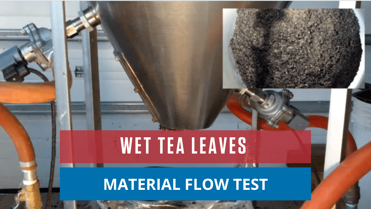 Wet Tea Leaves Material Flow Test Control Concepts, Inc.